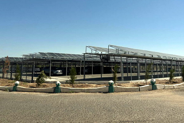 A solar power plant was launched at the Bukhara oil refinery