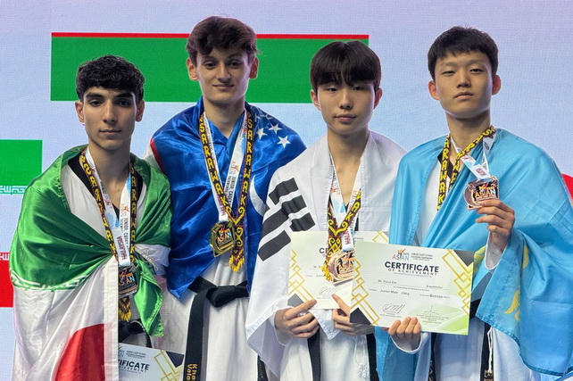 Спортсмен из Узбекистана признан лучшим участником молодежного чемпионата Азии по таэквондо