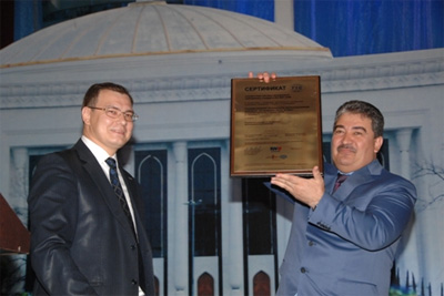 ГАЖК «Узбекистон темир йуллари» прошла ре-сертификацию по ISO 9001:2008