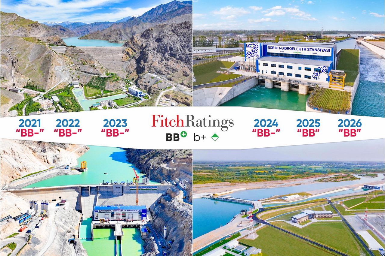 Fitch улучшило прогноз рейтинга «Узбекгидроэнерго»: сигнал растущего доверия международных инвесторов