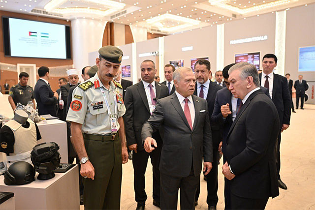 Iordaniya Podshohi sanoat ko‘rgazmasi bilan tanishdi