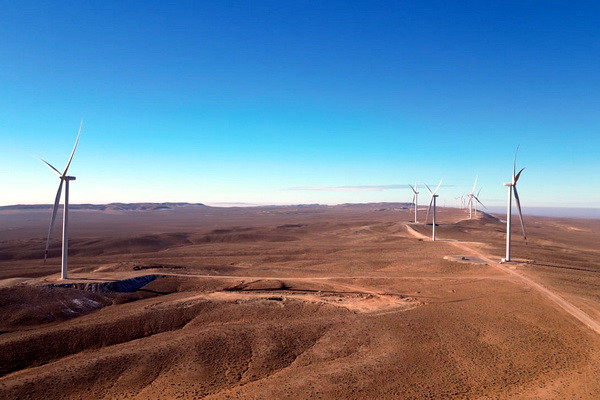Some 73 turbines were installed at 2 wind power plants under construction in Bukhara region