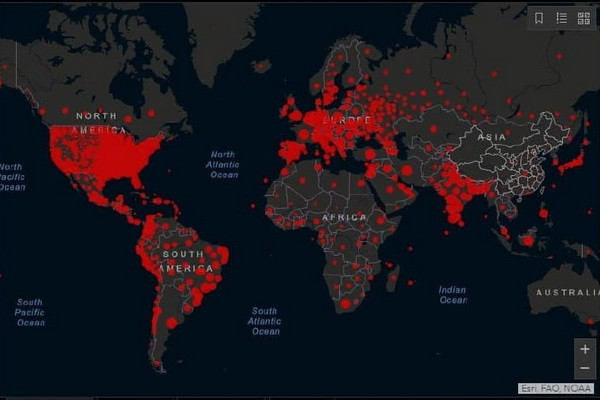 WHO: over 9,000 people died from coronavirus in the world in the last 24 hours