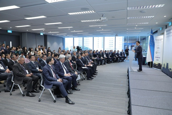 The Uzbek-Singapore business forum takes place