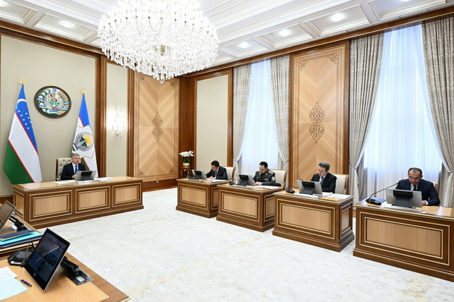 President of Uzbekistan Reviews Plans for First National Satellite Launch and Astronaut Training