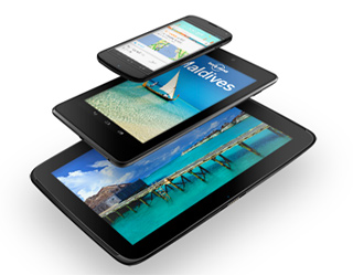 Google presents Nexus smartphone and tablets, Android 4.2.