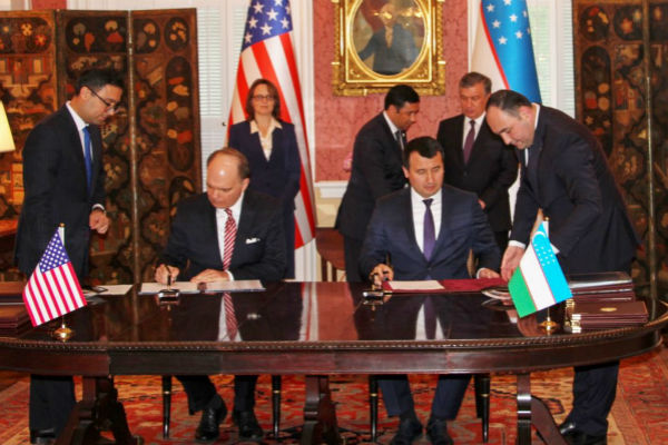 Министерством внешней торговли Узбекистана подписаны 5 документов в США