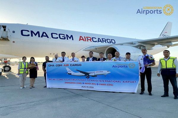 CMA CGM Air Cargo begins Operations in Navoi