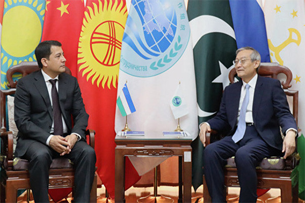 The SCO Secretary-General meets with the newly appointed Ambassador of Uzbekistan to China