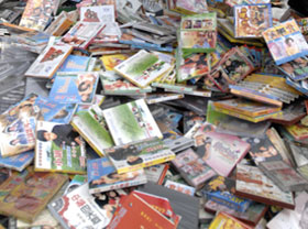 Pirated DVD, CD discs destroyed in Uzbekistan