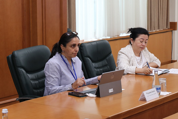 Meeting with representatives of the ADB on the implementation of the project "Program for the development of small and medium-sized businesses"