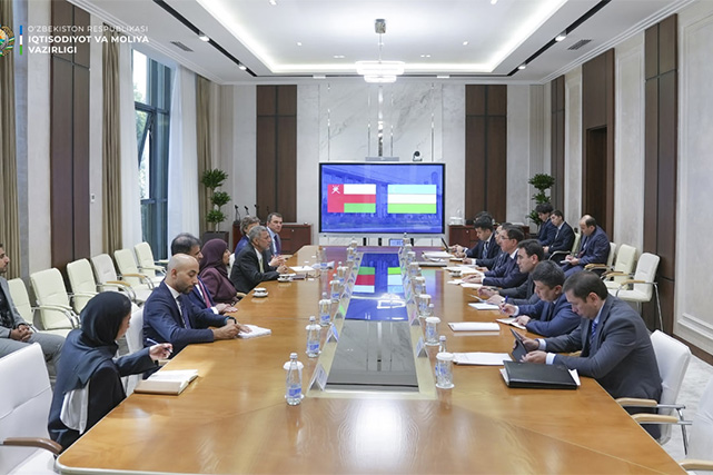 Economic trends in Uzbekistan with representatives of the Omani Investment Agency discussed