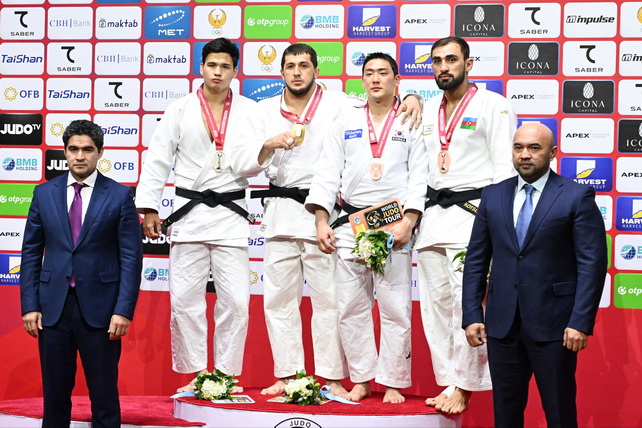 Uzbekistan Claims Three Medals on Day Three of Tashkent Judo Grand Slam