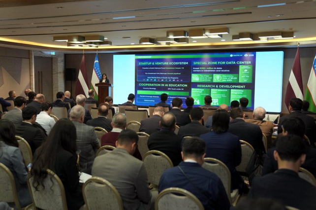 IT Park Uzbekistan Explores Collaboration with Latvian Delegation