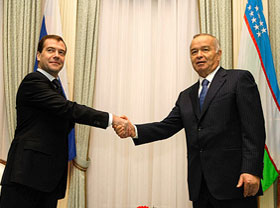 Russian, Uzbek presidents to hold negotiations in Tashkent