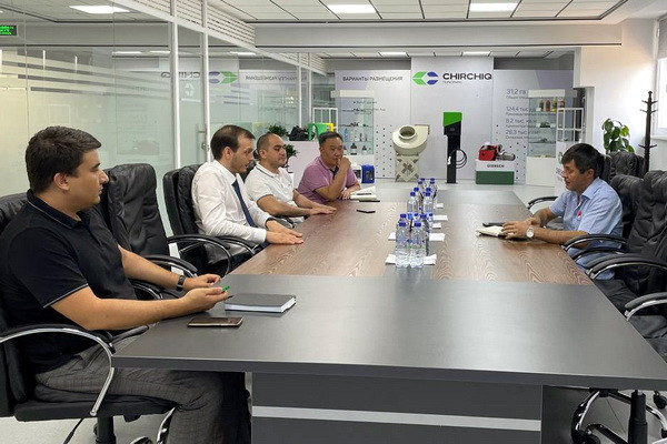 A representative of a company producing biological products arrived at Chirchik Technopark