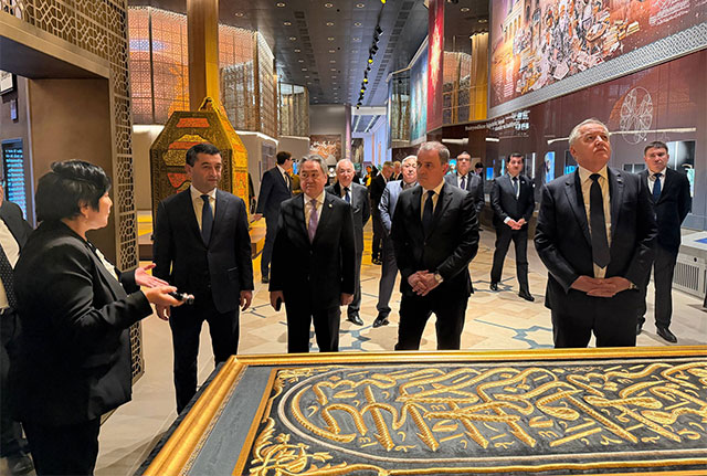 Ministers of Foreign Affairs of Central Asian Countries and Azerbaijan Visit the Center of Islamic Civilization in Tashkent