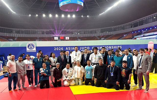 Yusupov Wins Gold at Asian Judo Championships