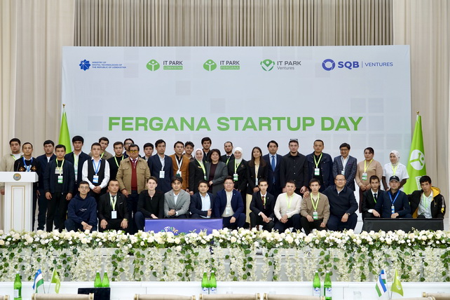 A Startup Day forum featuring 30 startups and leading investors held in Ferghana