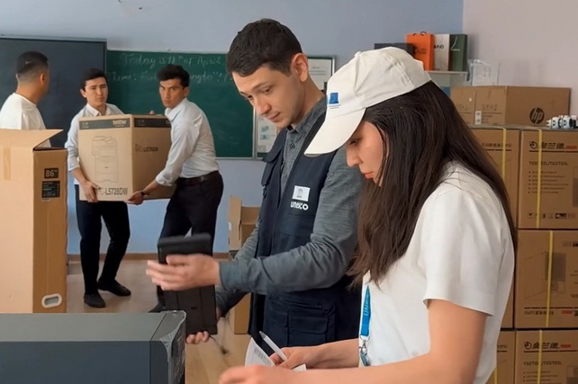 UNESCO Equips ICT Classrooms in Uzbekistan Colleges