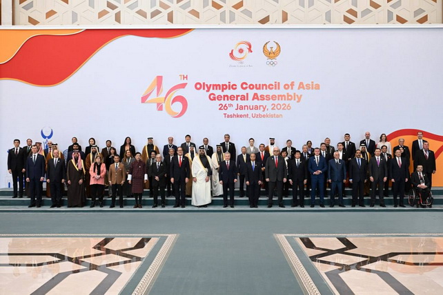 President of Uzbekistan Attends the 46th General Assembly of the Olympic Council of Asia