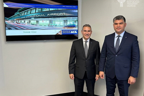 The prospect of operating regular flights between the airports of Tashkent and Miami was discussed