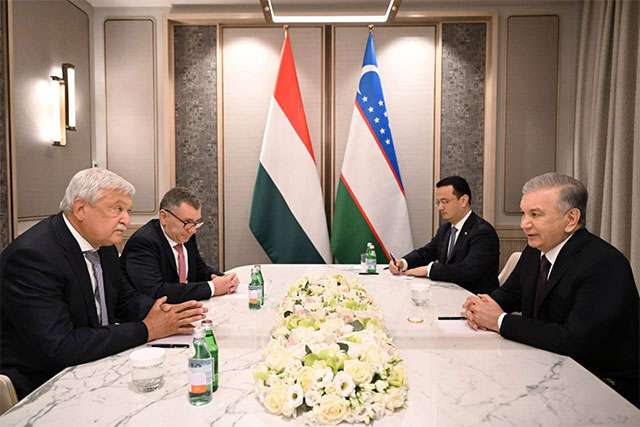 Президент приветствовал планы по расширению деятельности OTP Bank Group в Узбекистане