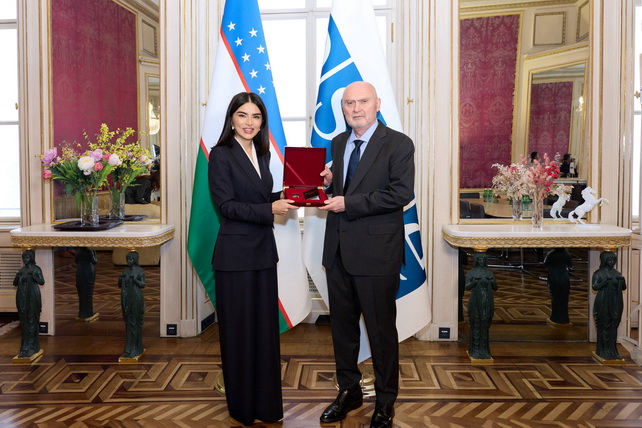 Saida Mirziyoyeva YXHT bosh kotibi bilan uchrashdi
