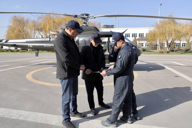 Helicopter Patrols Launched in Tashkent Region for Environmental Monitoring