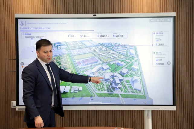 ACDIMA планирует локализацию производства и обучение специалистов в «Tashkent Pharma Park»