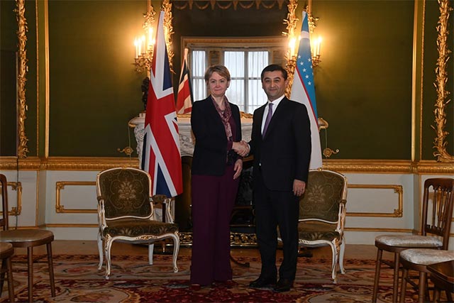 Uzbek and British FMs Discuss Expansion of Bilateral Cooperation in Trade and Investment