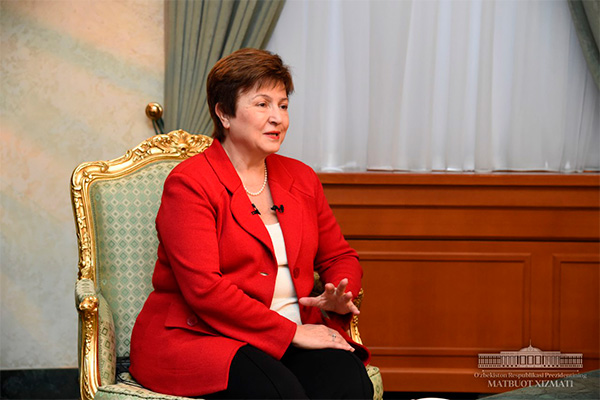 Кристалина Георгиева: «Я верю в будущее Узбекистана»