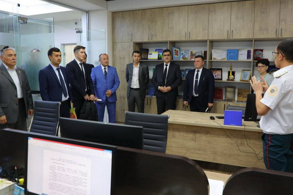Делегация МВД Республики Таджикистан посетила ГУВД г. Ташкента