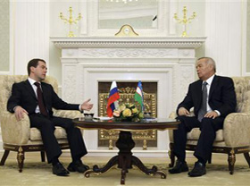 Uzbek president backs new Russian gas pipeline 