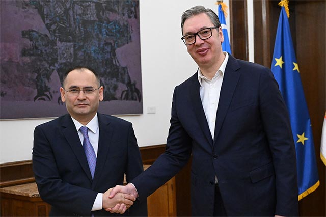 President of Serbia Discusses Bilateral Relations and Economic Cooperation with Uzbek Ambassador