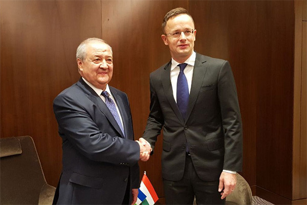 Главы МИД Узбекистана и Венгрии провели переговоры