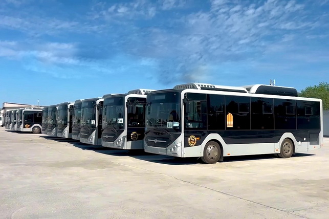 Urganch receives 30 modern buses to improve public transportation