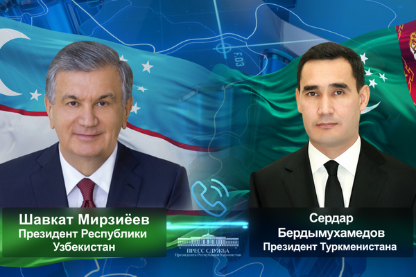 Президенты Узбекистана и Туркменистана обсудили повестку дня предстоящих встреч на высшем уровне