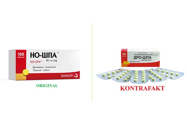 Uzbek Enterprise Fined for Imitating the Well-Known No-Spa Brand