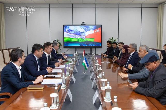 Узбекистан и Оман обсудили развитие транспортного и логистического сотрудничества