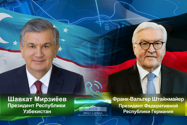 Президент Германии поздравил лидера и многонациональный народ Узбекистана с Днем независимости
