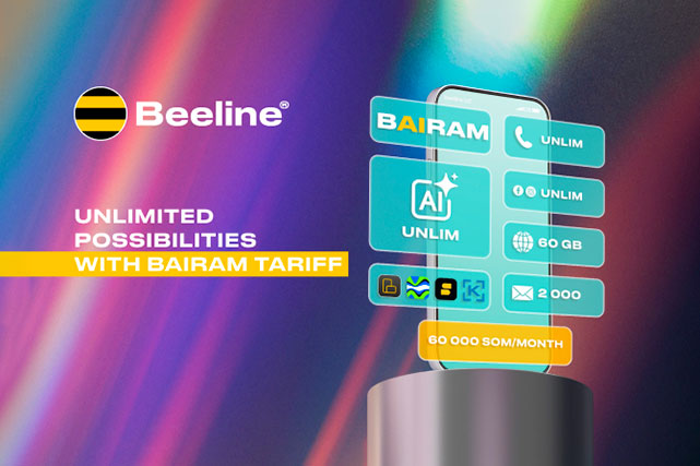 Beeline Uzbekistan Launches the First Tariff with Unlimited Internet for AI Services