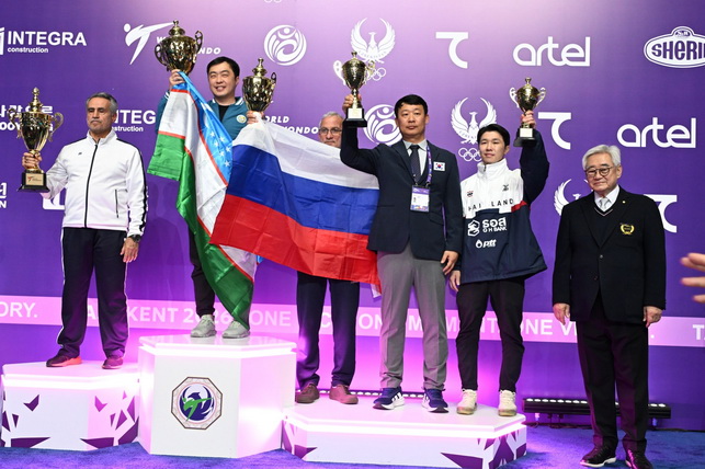 Uzbekistan Wins 6 Medals at WT Taekwondo World Champs