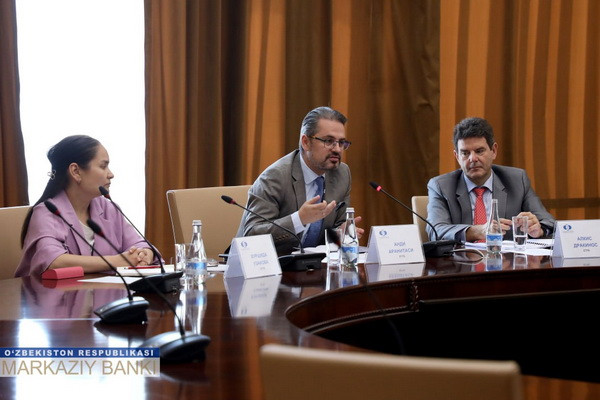 A meeting with the EBRD delegation was held at the Central Bank of Uzbekistan