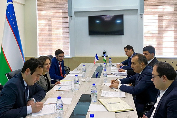 Issues of cooperation between the Uzbekcosmos Agency and the French Embassy in Uzbekistan were discussed