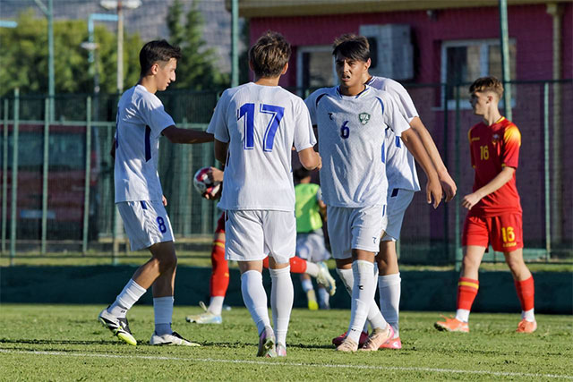 Юношеская сборная Узбекистана U-16 разгромила Черногорию