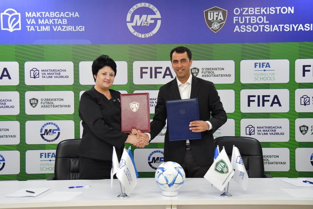 Uzbekistan FA Signs Deal With Education Ministry
