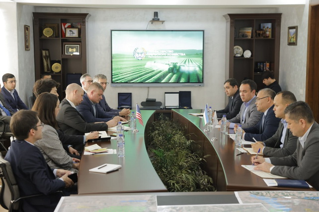 Узбекистан и США обсудили вопросы реализации инновационных проектов в аграрной сфере