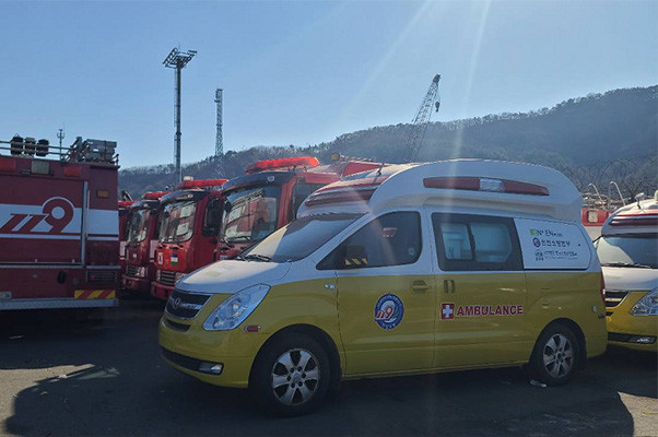 South Korean special fire fighting and medical equipment sent to Uzbekistan