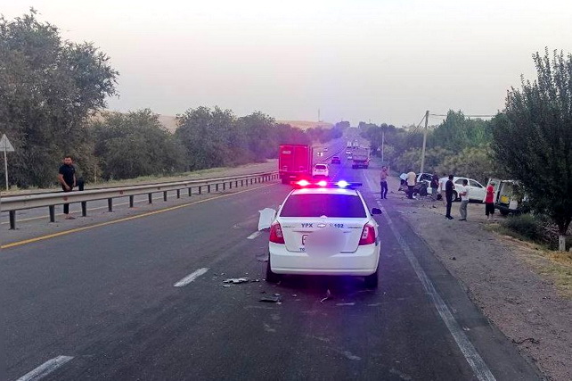 Toshkent viloyatida YHXX xizmat mashinasi ishtirokida ikkita yo‘l transport hodisasi ro‘y berdi